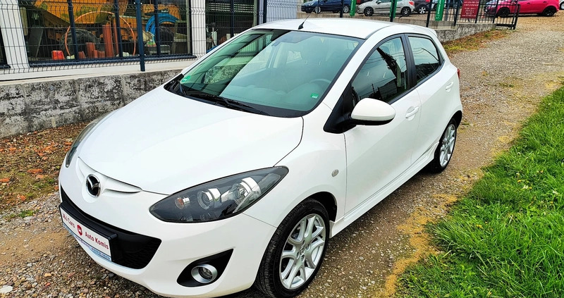 Mazda 2 cena 28999 przebieg: 81500, rok produkcji 2012 z Wieliczka małe 379